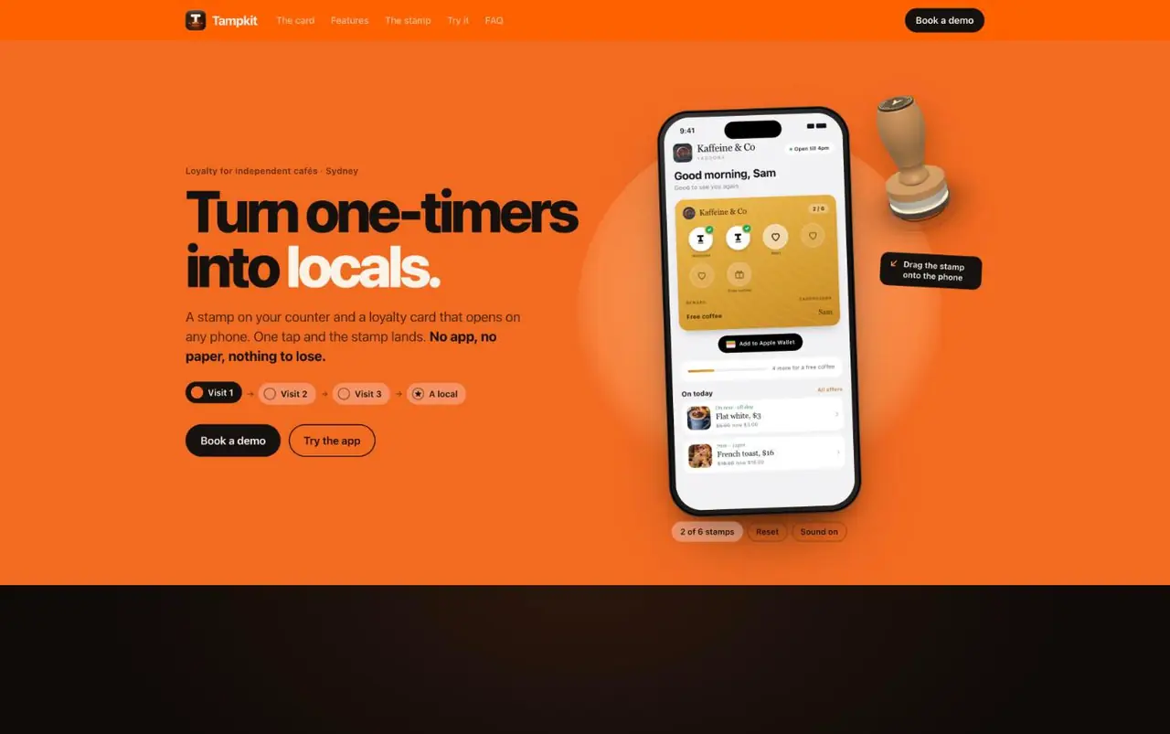 tampkit.app homepage